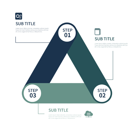 Various business infographic, infographic chart, vector infographic elementsのイラスト素材