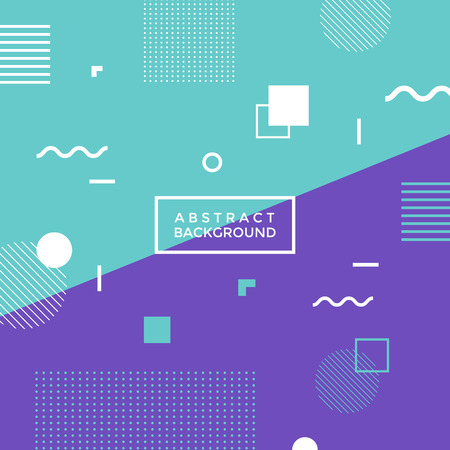 Abstract geometric pattern design and background.Colorful geometric background.Use for modern design, cover, template, decorated, brochure, flyer.のイラスト素材