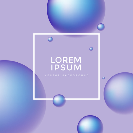 Trendy bright gradient colors with abstract fluid shapes, VECTOR abstract backgroundのイラスト素材