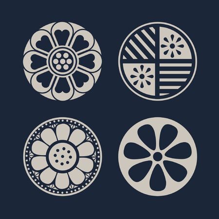 Korean patternのイラスト素材