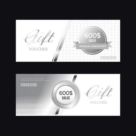 Luxury vip invitations and coupon backgroundsのイラスト素材