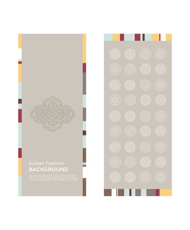 Korean traditional New Year backgroundのイラスト素材