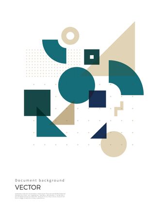 geometric backgroundのイラスト素材