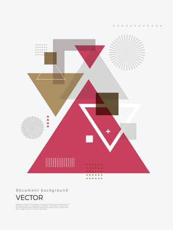 geometric backgroundのイラスト素材
