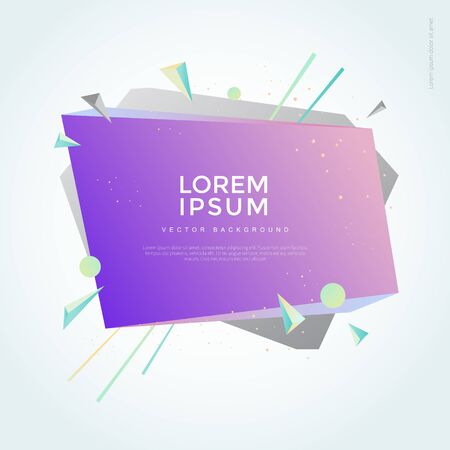 Abstract geometric pattern design and background.Colorful geometric backgroundのイラスト素材
