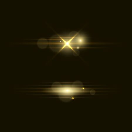 Simple lighting effect vector backgroundのイラスト素材