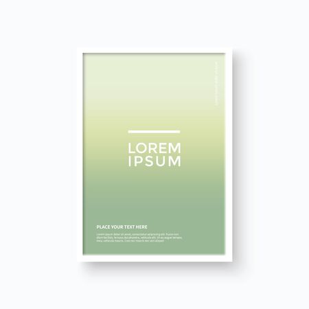 vector background for brochure, leaflet, flyer, cover, catalog. trendy soft colors abstract backgrounds set. Soft color gradients background.のイラスト素材