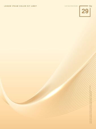 Abstract background of luxury gold linesのイラスト素材