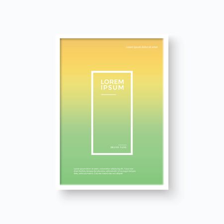 vector background for brochure, leaflet, flyer, cover, catalog. trendy soft colors abstract backgrounds set. Soft color gradients background.のイラスト素材