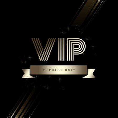 VIP invitation, luxury coupon object, invitation templateの写真素材
