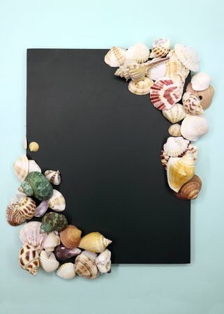 summer blackboard, summer backgroundの写真素材