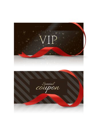 luxury invitation card, voucher frame and bannerの写真素材