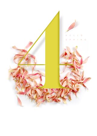 beautiful flower background, invitation card templateの写真素材