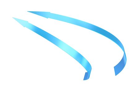 3d arrows, Path separated arrow objectの写真素材