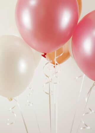 Colorful balloons backgroundの写真素材