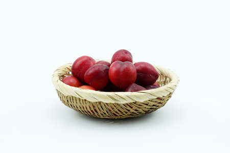 Summer season fruit plumの写真素材