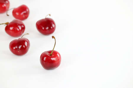 Fresh and nutritious cherry objectの写真素材