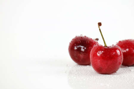 Fresh and nutritious cherry objectの写真素材