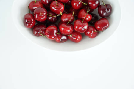 Fresh and nutritious cherry objectの写真素材