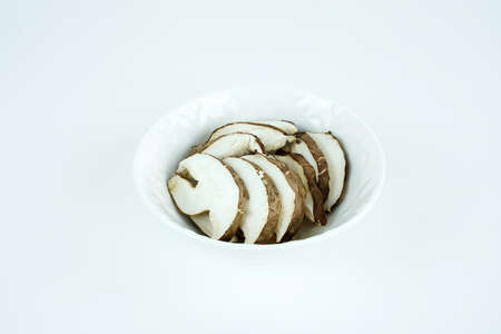 Fresh shiitake mushroom isolated,Dried mushrooms on white background