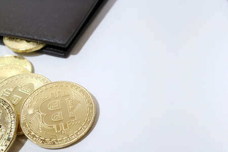 Bit coin using block chain technologyの写真素材