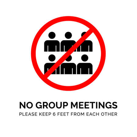 coronavirus prevention, maintaining social distance in piblic places. stay home.のイラスト素材