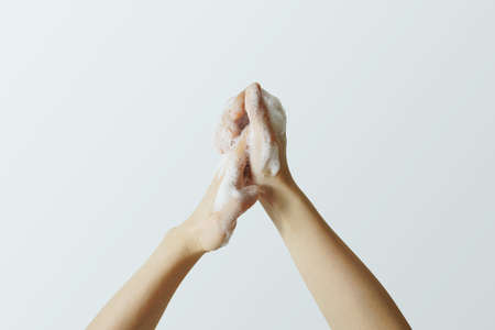 wash your hands. Hygiene. Hand clean to prevent infection.
