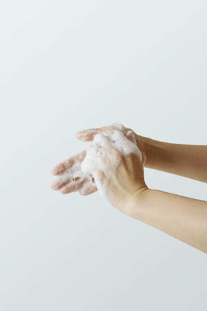 wash your hands. Hygiene. Hand clean to prevent infection.の写真素材