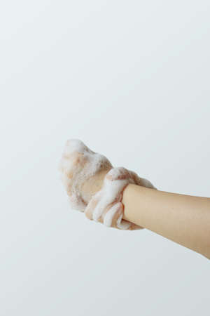 wash your hands. Hygiene. Hand clean to prevent infection.の写真素材