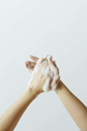 wash your hands. Hygiene. Hand clean to prevent infection.の写真素材