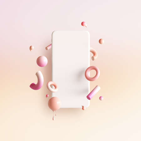 SNS, Social media service, influencer backgroundの写真素材