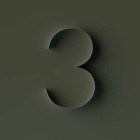 3D render luxury text, emboss effectの写真素材