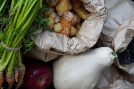 natural organic vegetables photos out of focus, Marche Marketplace.