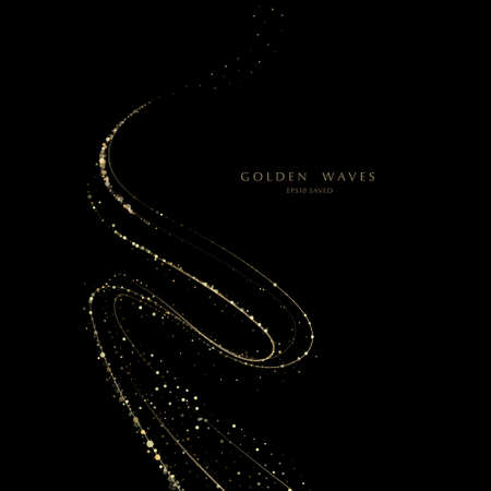 glitter background, luxury gold stardust lightのイラスト素材
