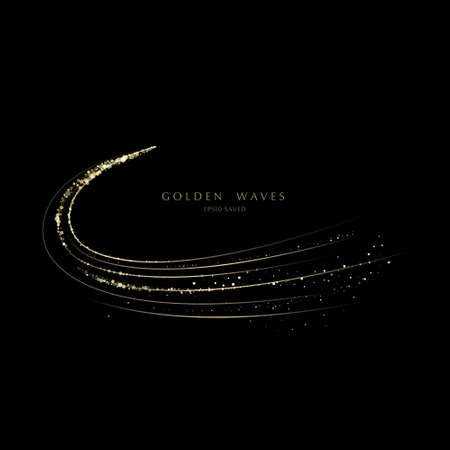 glitter background, luxury gold stardust lightのイラスト素材