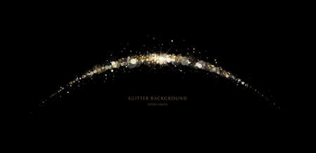 glitter background, luxury gold stardust lightのイラスト素材
