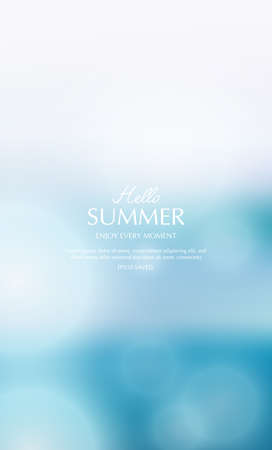 summer background, blurred topical summer backdropのイラスト素材