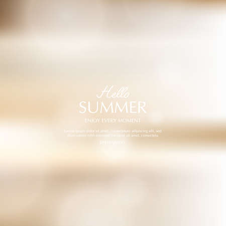 summer background, blurred topical summer backdropのイラスト素材