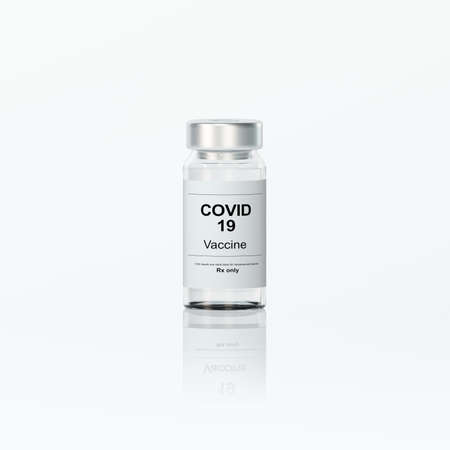 3d render vaccination, covid-19 vaccine.の写真素材
