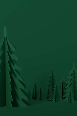 3D rendering christmas background, happy new year