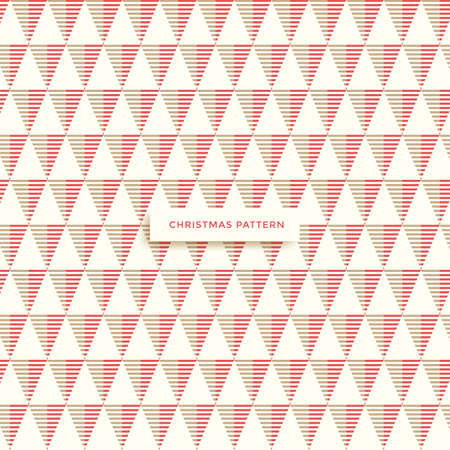 Geometric seamless pattern. Christmas for winter holidays design.のイラスト素材