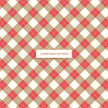 Geometric seamless pattern. Christmas for winter holidays design.のイラスト素材