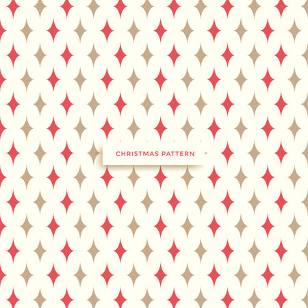 Geometric seamless pattern. Christmas for winter holidays design.のイラスト素材