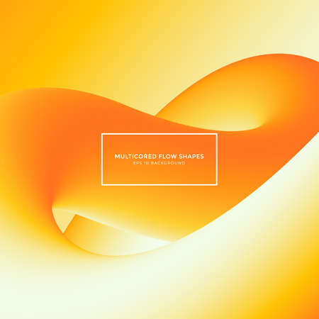 abstract background, multicore flow shapesのイラスト素材