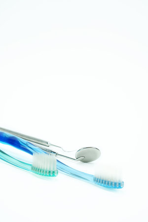 Toothbrush and Oral Cleaning, dental clinicの写真素材