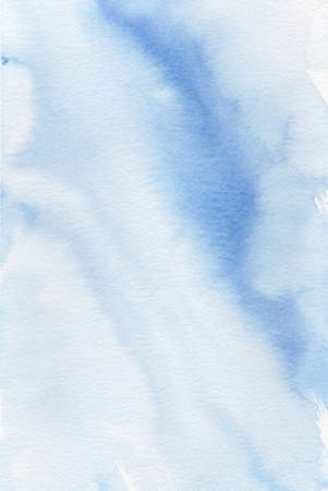 blue watercolor background, calligraphy backdropの写真素材