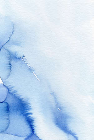 blue watercolor background, calligraphy backdropの写真素材