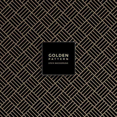 Luxury golden geometric pattern, abstract pattern backgroundのイラスト素材