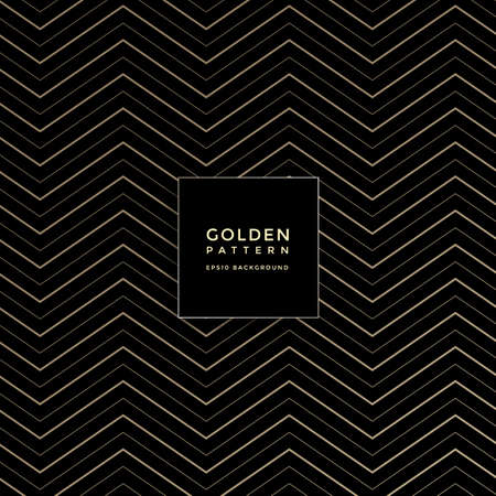 Luxury golden geometric pattern, abstract pattern backgroundのイラスト素材