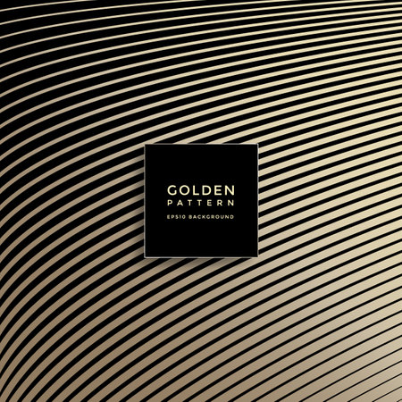 Luxury golden geometric pattern, abstract pattern backgroundのイラスト素材